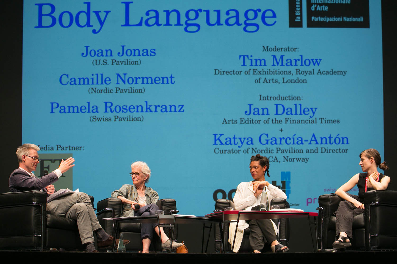 Body Language - The First Cross-Pavilion Artist Talk at La Biennale di Venezia